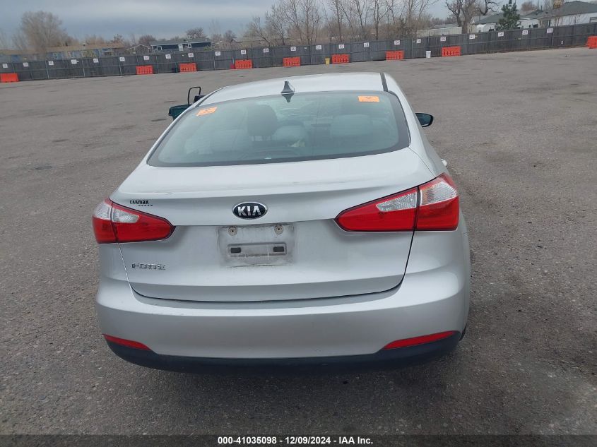 VIN KNAFX4A62E5228363 2014 KIA Forte, LX no.16