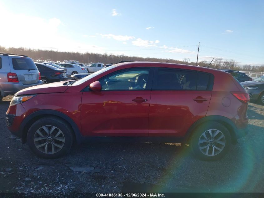 2014 Kia Sportage Lx VIN: KNDPB3AC3E7584833 Lot: 41035135