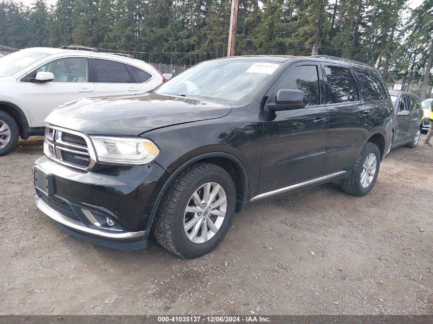 VIN 1C4RDJAG1KC585508 2019 DODGE DURANGO no.2