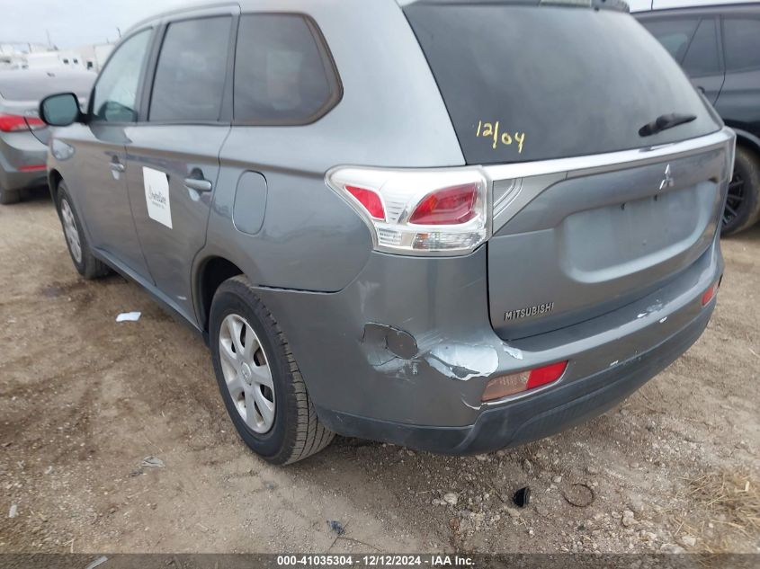 2014 Mitsubishi Outlander Es VIN: JA4AD2A3XEZ010447 Lot: 41035304