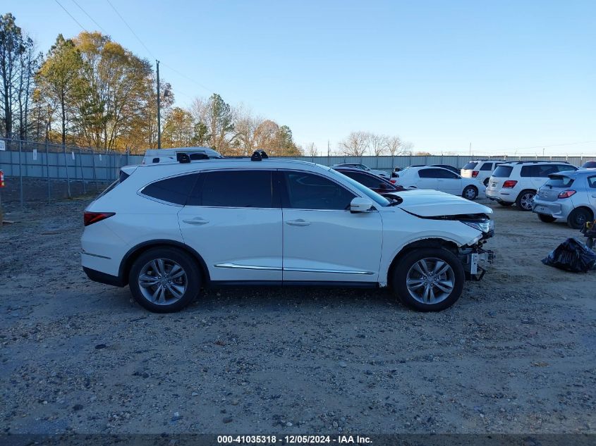 VIN 5J8YE1H37NL007480 2022 ACURA MDX no.13