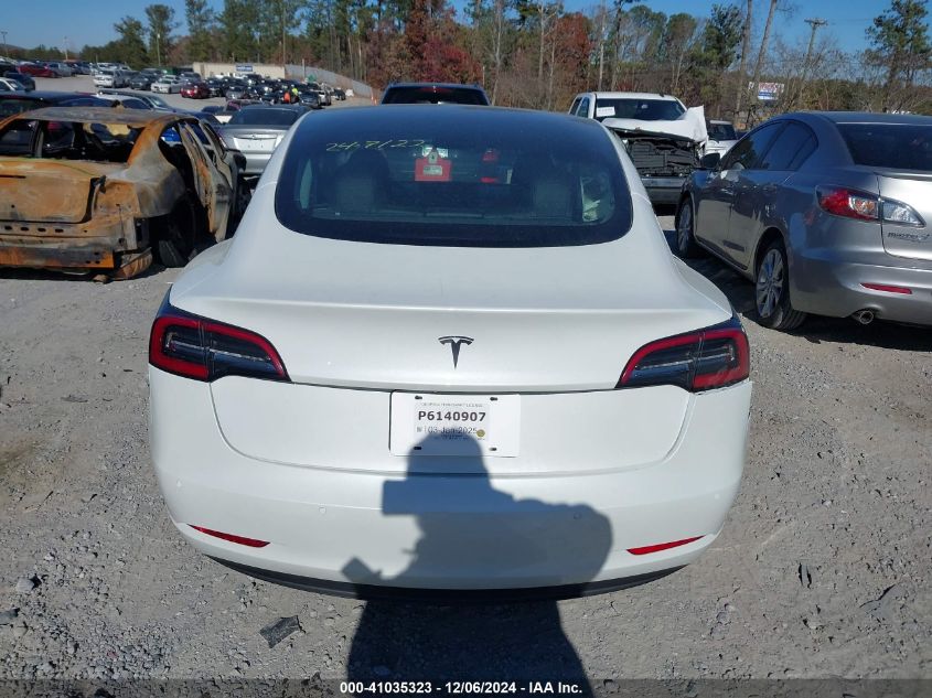 2021 Tesla Model 3 Standard Range Plus Rear-Wheel Drive VIN: 5YJ3E1EA7MF086856 Lot: 41035323