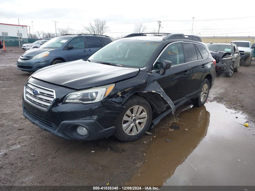 VIN 4S4BSACC7F3288245 2015 Subaru Outback, 2.5I Pre... no.2