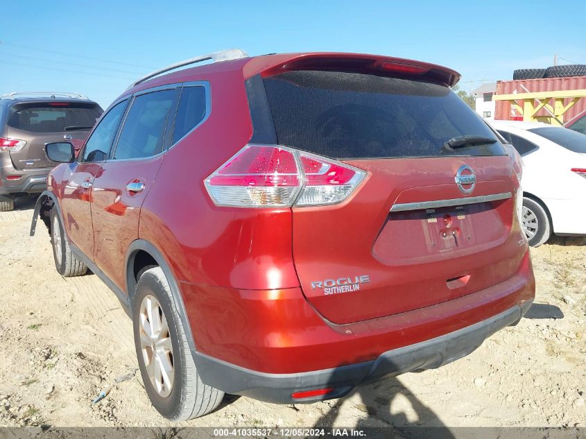 VIN KNMAT2MT9GP619239 2016 Nissan Rogue, SV no.3