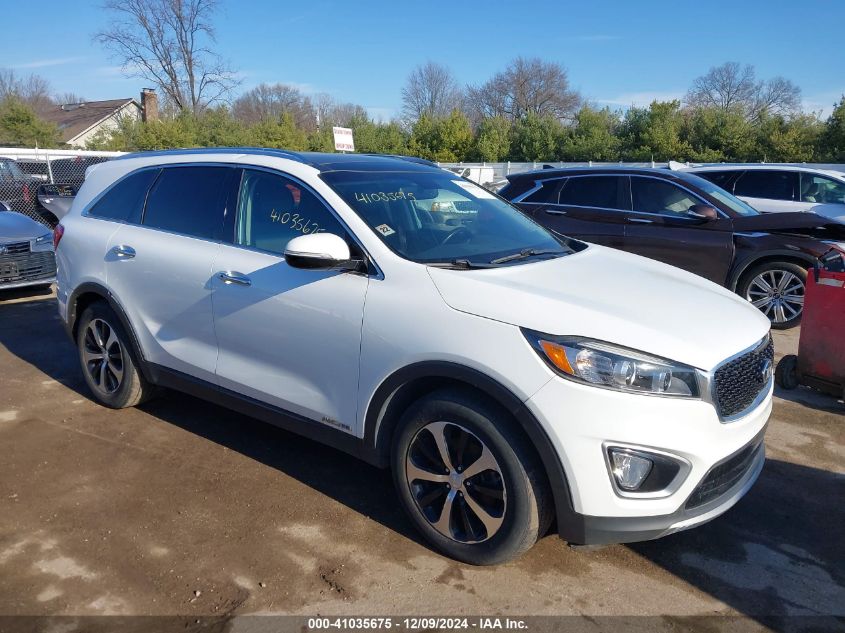 2016 Kia Sorento 3.3L Ex VIN: 5XYPHDA51GG184197 Lot: 41035675