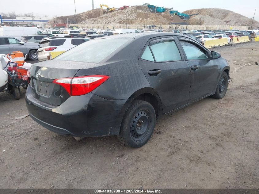 VIN 2T1BURHE0FC248393 2015 Toyota Corolla, LE no.4