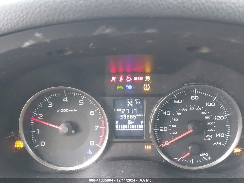 2016 SUBARU CROSSTREK VIN: JF2GPABC3G8287225