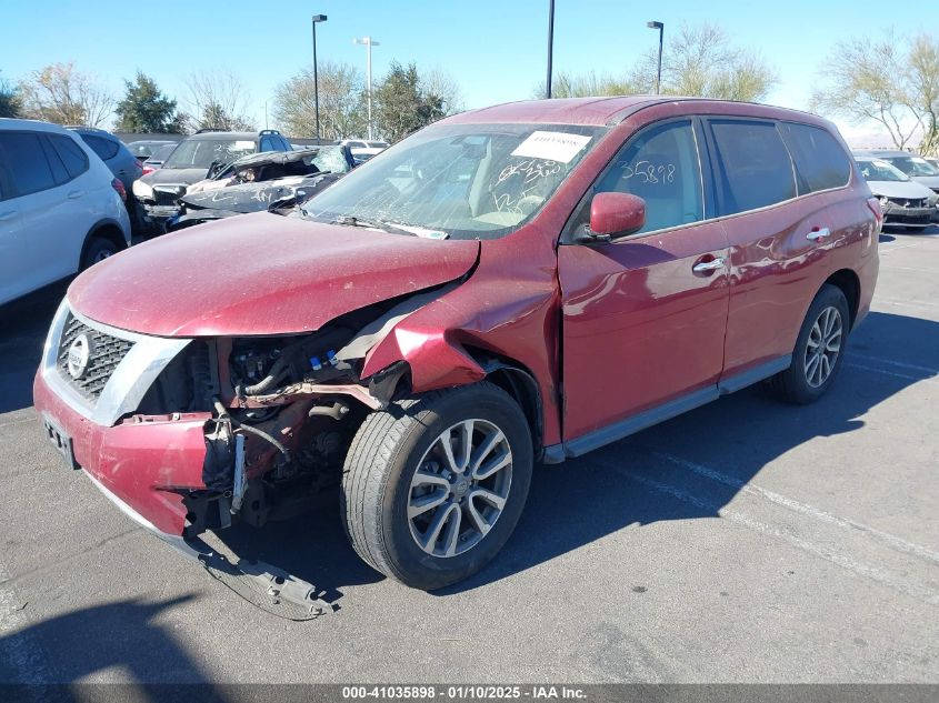 VIN 5N1AR2MN1EC630865 2014 Nissan Pathfinder, S no.2