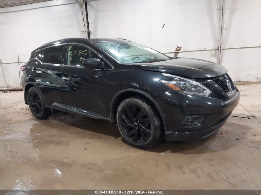 VIN 5N1AZ2MH0JN124937 2018 NISSAN MURANO no.1