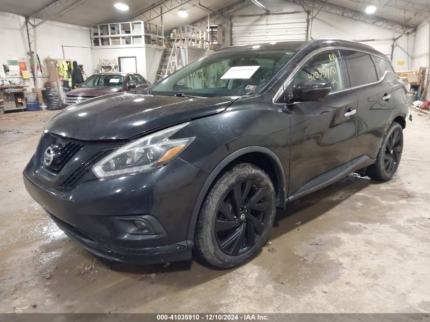 VIN 5N1AZ2MH0JN124937 2018 NISSAN MURANO no.2