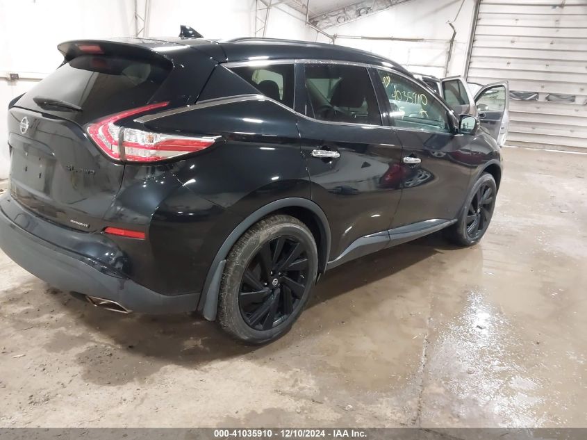 VIN 5N1AZ2MH0JN124937 2018 NISSAN MURANO no.4