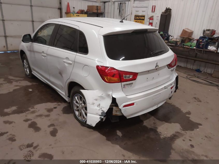 2011 Mitsubishi Outlander Sport Es VIN: JA4AP3AU3BZ017886 Lot: 41035983