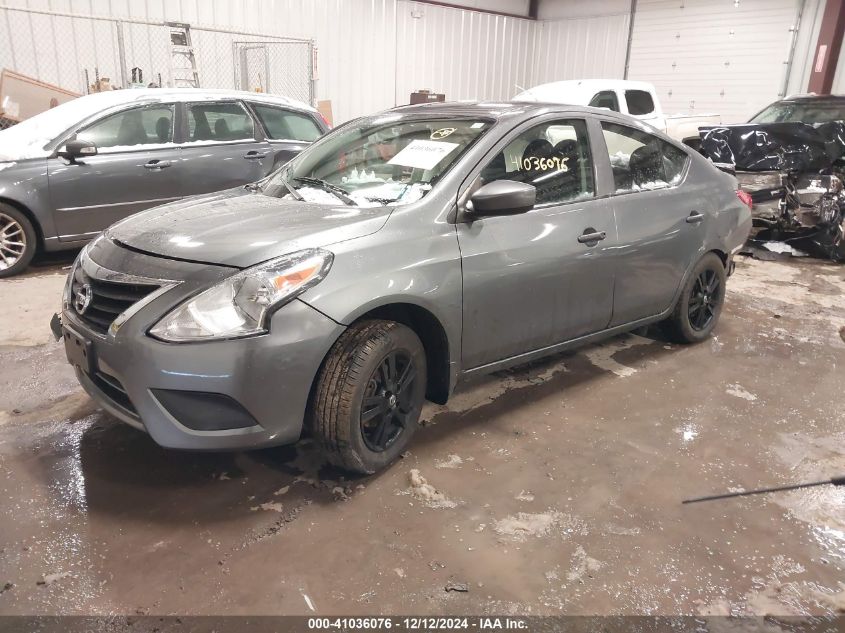 VIN 3N1CN7AP0KL829341 2019 Nissan Versa, 1.6 S+ no.2