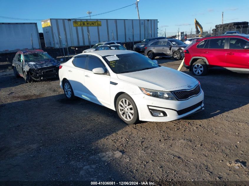 VIN 5XXGM4A77FG495908 2015 KIA Optima, LX no.1