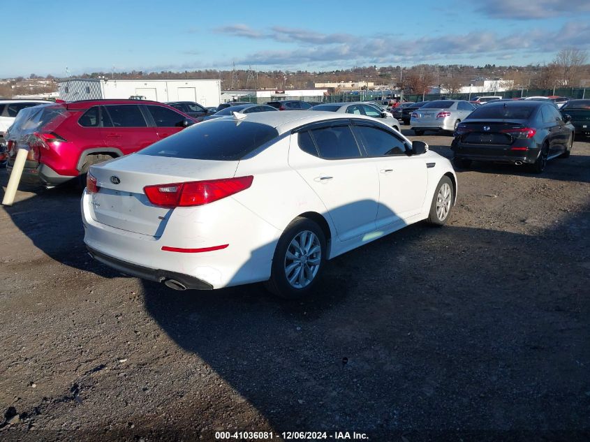 VIN 5XXGM4A77FG495908 2015 KIA Optima, LX no.4