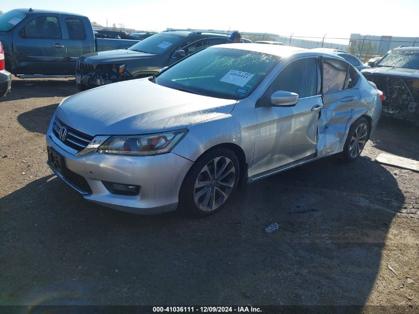 VIN 1HGCR2F57EA009184 2014 Honda Accord, Sport no.2