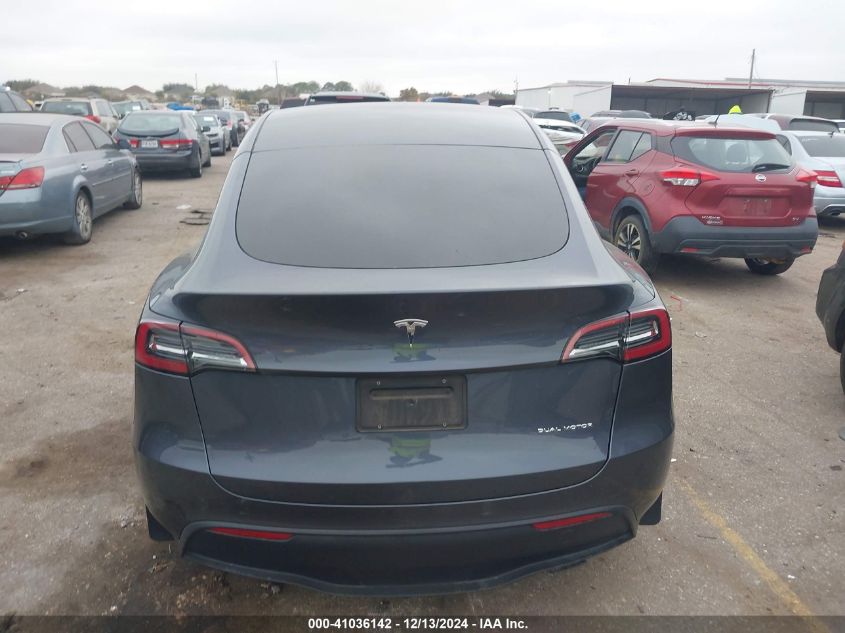 2023 Tesla Model Y Awd/Long Range Dual Motor All-Wheel Drive VIN: 7SAYGDEE2PF687541 Lot: 41036142