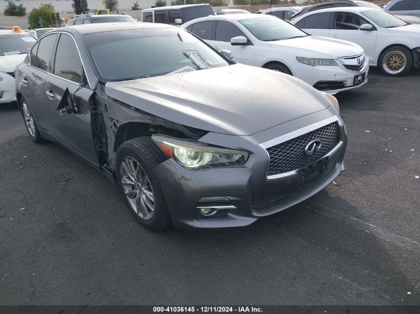 VIN JN1BV7AP7EM681226 2014 Infiniti Q50, Premium no.6