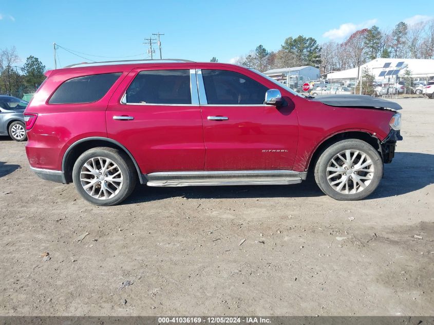 2014 Dodge Durango Citadel VIN: 1C4SDJET4EC305223 Lot: 41036169