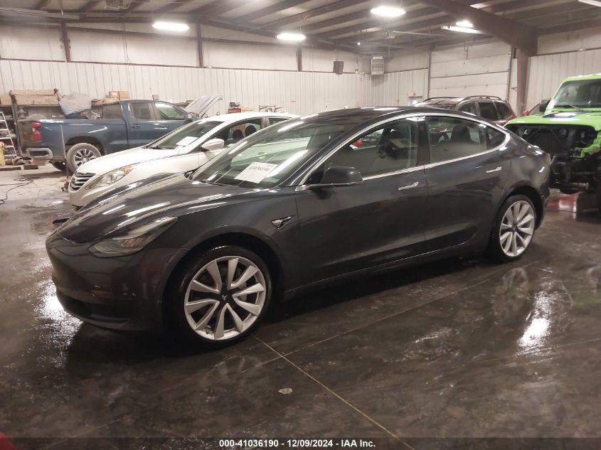 VIN 5YJ3E1EA2JF052853 2018 TESLA MODEL 3 no.2