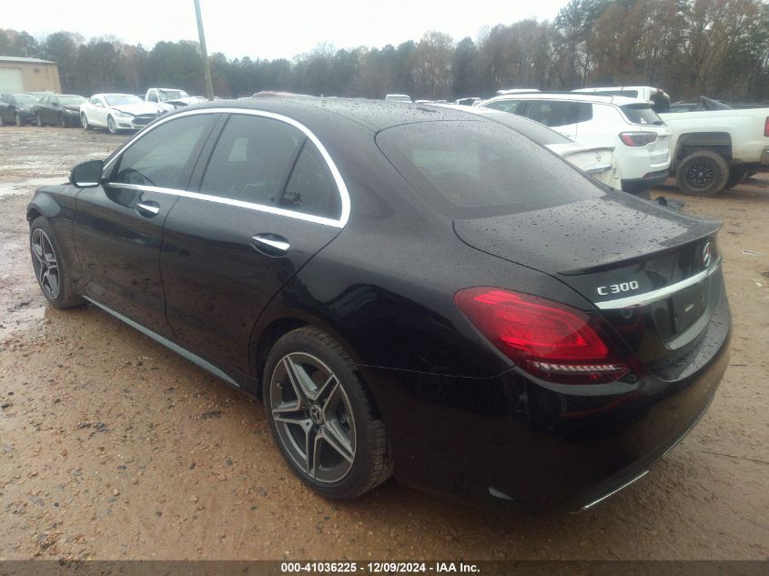 VIN WDDWF8EB7LR526584 2020 MERCEDES-BENZ C 300 no.3