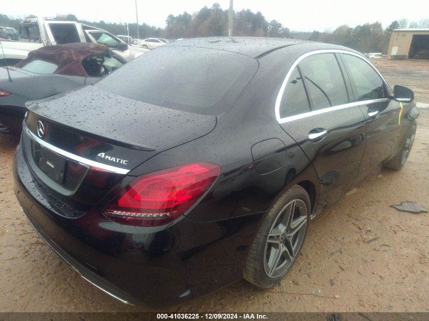 VIN WDDWF8EB7LR526584 2020 MERCEDES-BENZ C 300 no.4