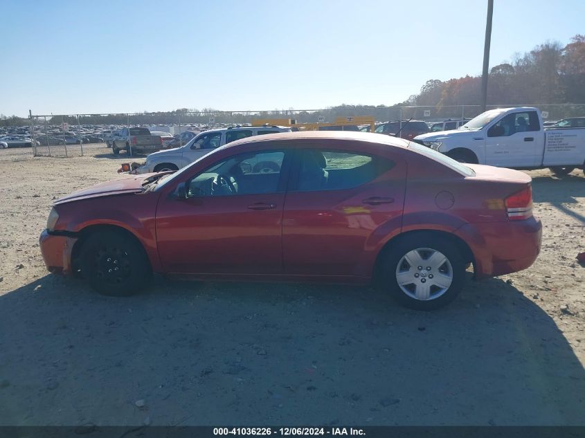 2008 Dodge Avenger Se VIN: 1B3LC46J98N190739 Lot: 41036226