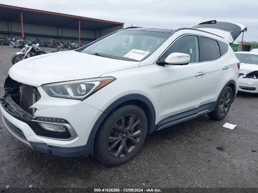 2017 HYUNDAI SANTA FE SPORT - 5XYZW4LA2HG482641