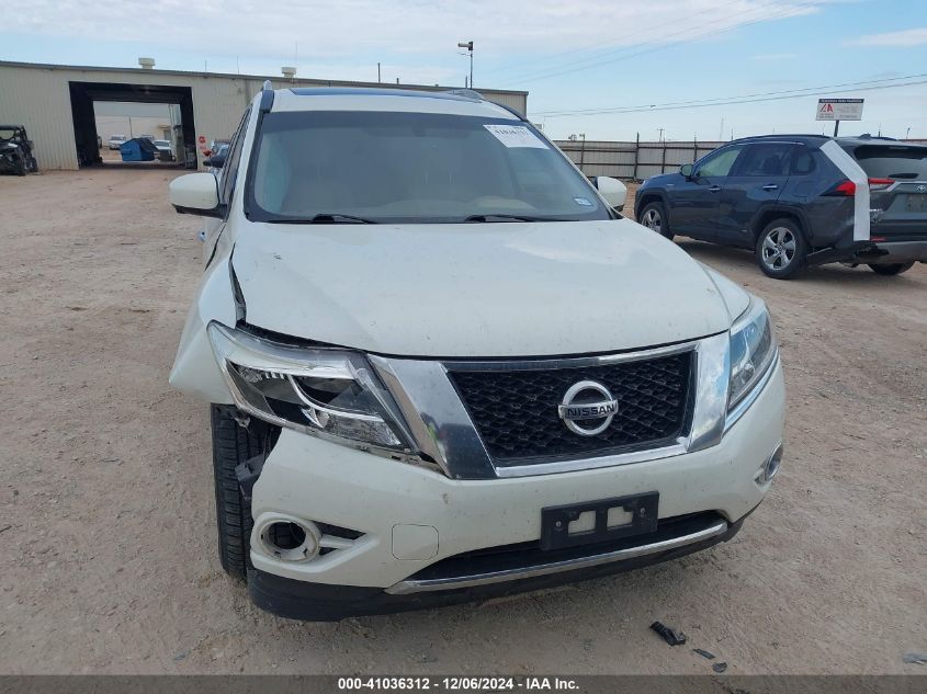 2015 Nissan Pathfinder Sl VIN: 5N1AR2MM2FC687035 Lot: 41036312