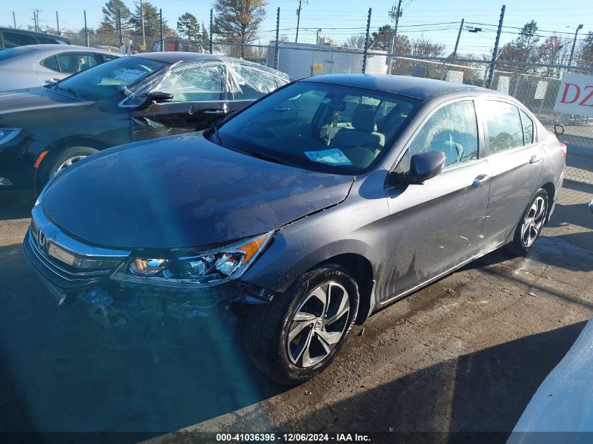 VIN 1HGCR2F34HA180249 2017 Honda Accord, LX no.2