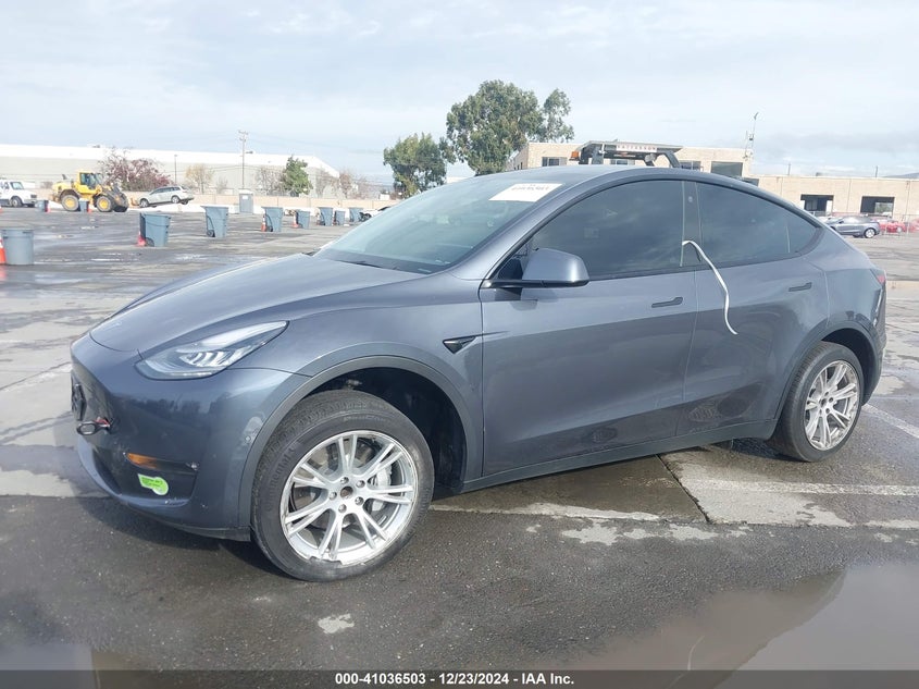 Vin: 5yjygded9mf106102, lot: 41526429, tesla model y standard range rear-wheel drive 20212