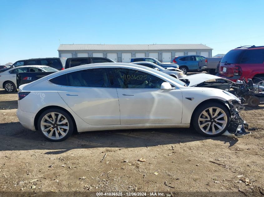 2019 Tesla Model 3 Long Range/Performance VIN: 5YJ3E1EBXKF469552 Lot: 41036525