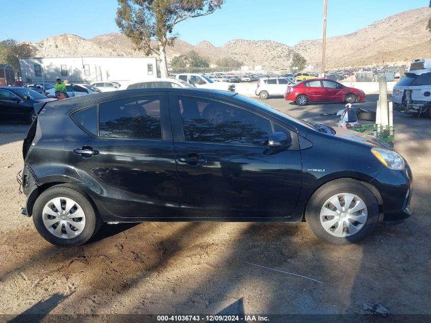 2014 Toyota Prius C Two VIN: JTDKDTB31E1569981 Lot: 41036743