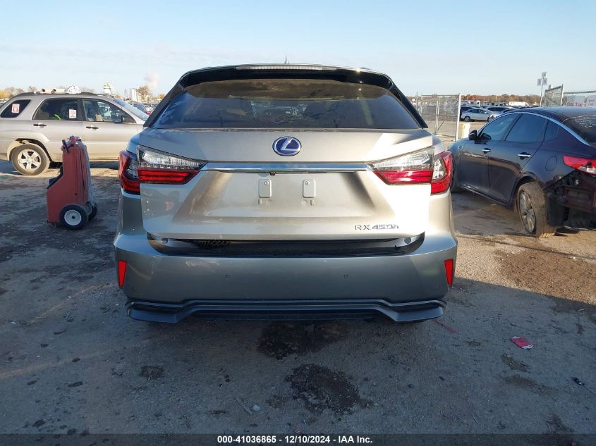 VIN 2T2BGMCAXJC023045 2018 Lexus RX, 450H no.16