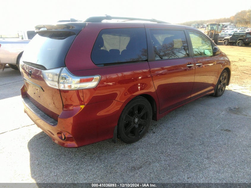 Vin: 5tdxz3dc8ls024848, lot: 41526819, toyota sienna se/se premium 20204