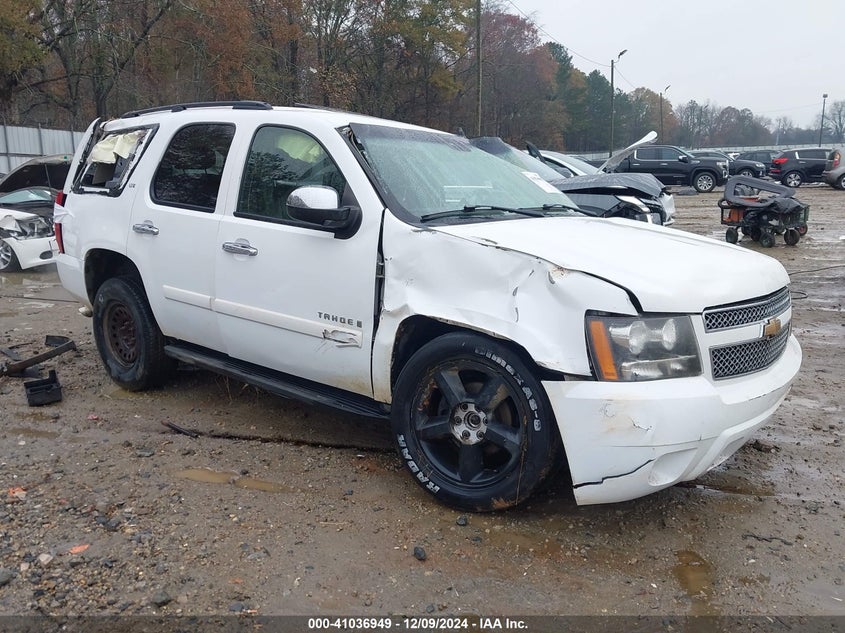 2007 Chevrolet Tahoe Ltz white suv flexible 1GNFK13047J385192 photo #1