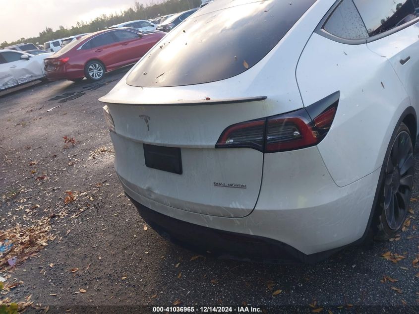 2023 Tesla Model Y Performance Dual Motor All-Wheel Drive VIN: 7SAYGDEF7PF902260 Lot: 41036965