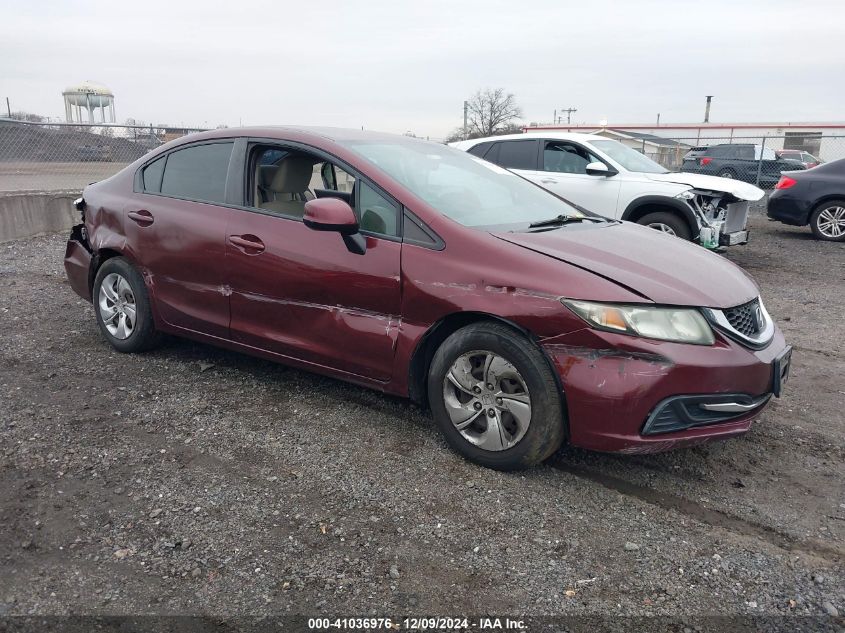 VIN 2HGFB2F50DH596989 2013 HONDA CIVIC no.1