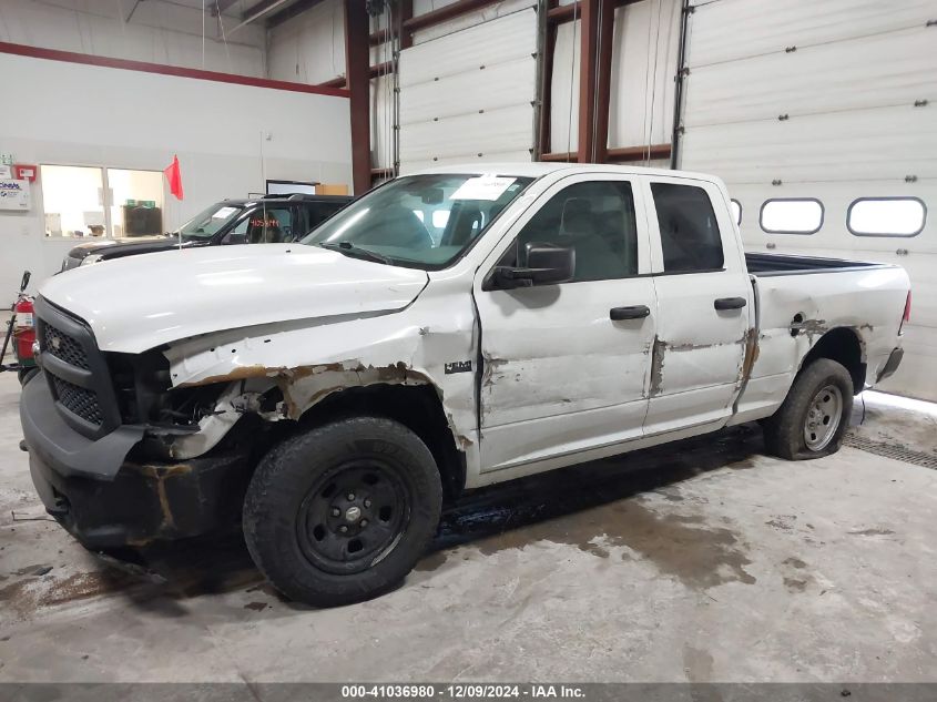 2017 Ram 1500 Tradesman Quad Cab 4X4 6'4 Box VIN: 1C6RR7FT9HS724817 Lot: 41036980