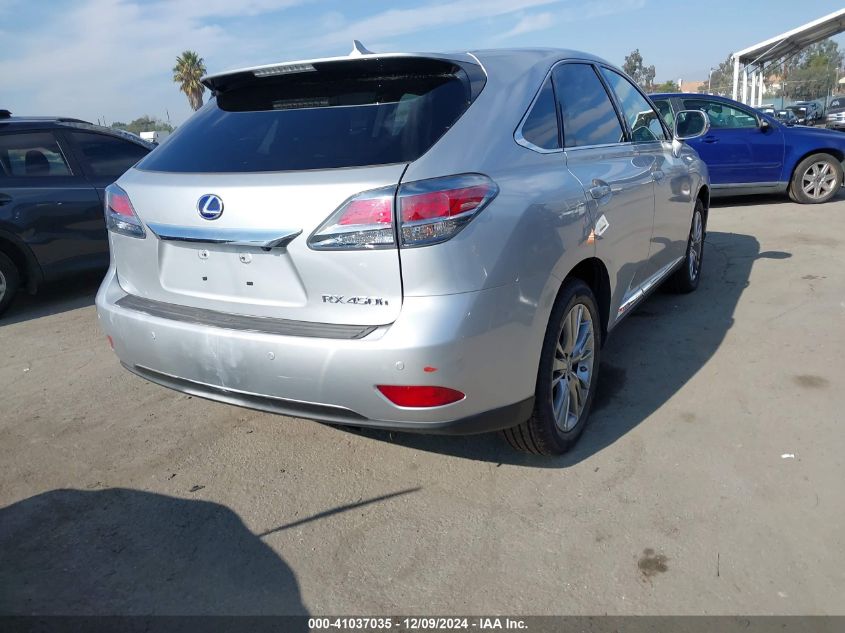 VIN JTJZB1BA1D2409659 2013 Lexus RX, 450H no.3