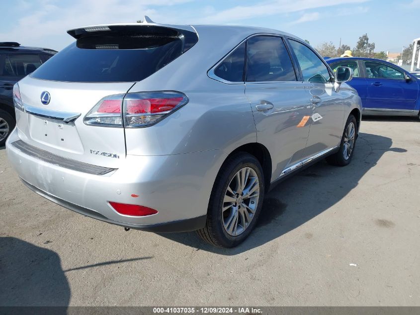 VIN JTJZB1BA1D2409659 2013 Lexus RX, 450H no.4