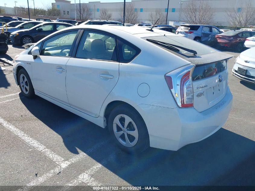 VIN JTDKN3DU9D5694317 2013 Toyota Prius, Three no.3