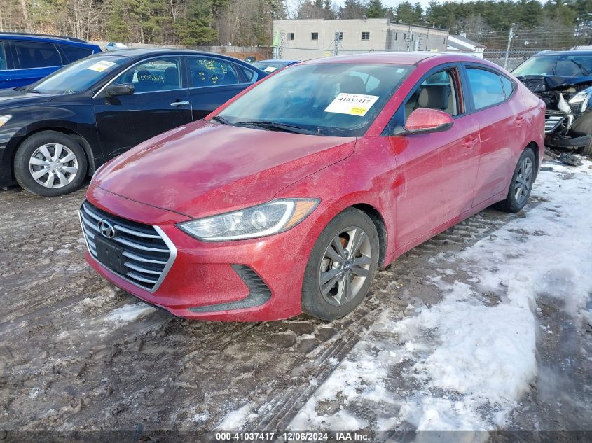 2018 Hyundai Elantra Sel VIN: 5NPD84LF2JH334598 Lot: 41037417