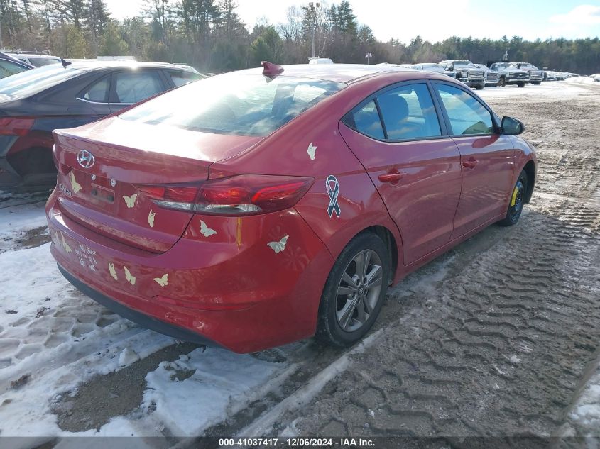 2018 Hyundai Elantra Sel VIN: 5NPD84LF2JH334598 Lot: 41037417