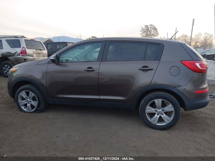 2013 Kia Sportage Lx VIN: KNDPB3A21D7358599 Lot: 41037425