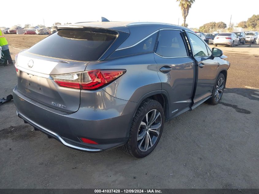 VIN 2T2HGMDA4LC051841 2020 Lexus RX, 450H no.4