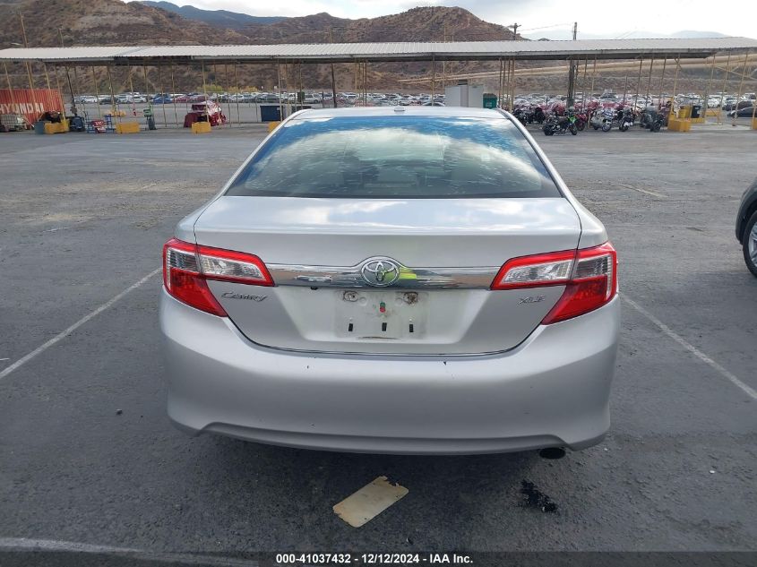 2012 Toyota Camry Xle VIN: 4T4BF1FKXCR160178 Lot: 41037432