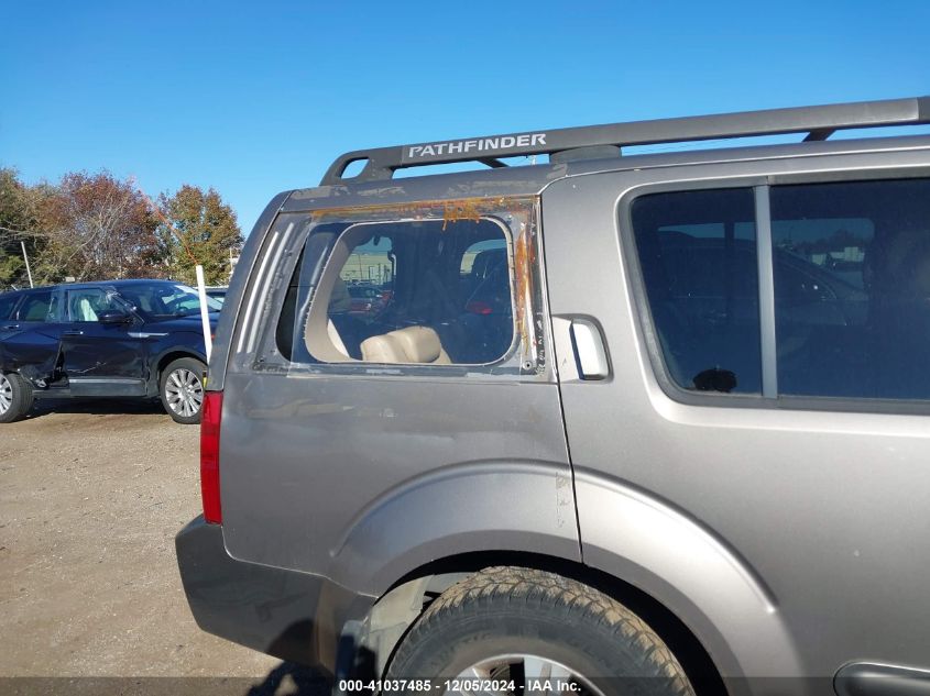 2006 Nissan Pathfinder Le VIN: 5N1AR18U86C680272 Lot: 41037485