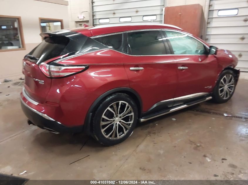 VIN 5N1AZ2MHXGN102985 2016 NISSAN MURANO no.4