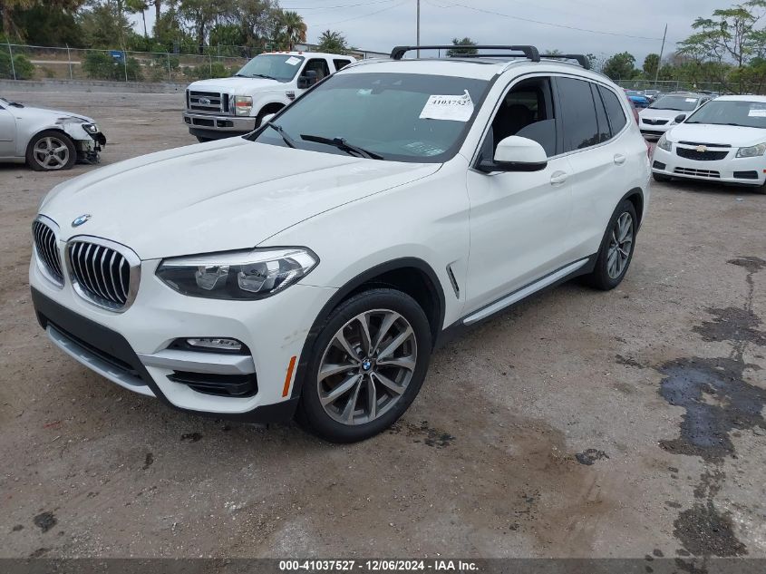 VIN 5UXTR7C50KLF24142 2019 BMW X3, Sdrive30I no.2